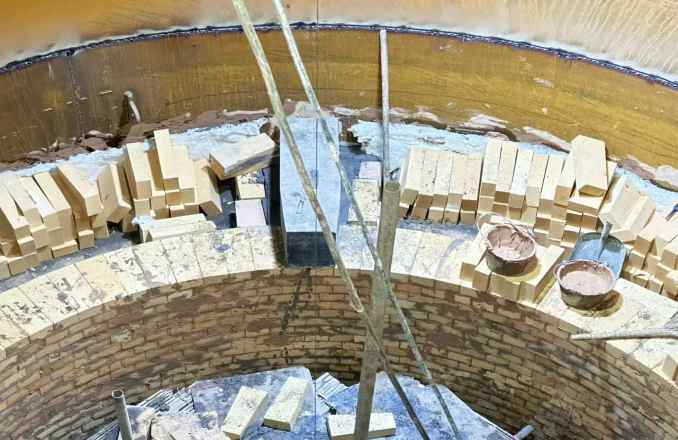 Refractory construction project
